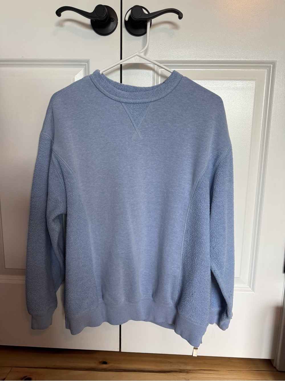 aerie Light Blue Women's oversized Crewneck Sweatshirt